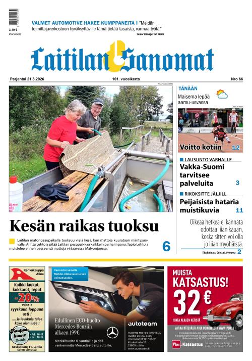 Laitilan Sanomat 21.8.2026