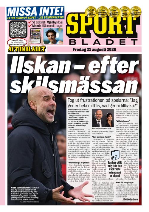 Aftonbladet Sportbladet 21.8.2026