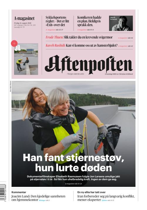 Aftenposten 21.8.2026