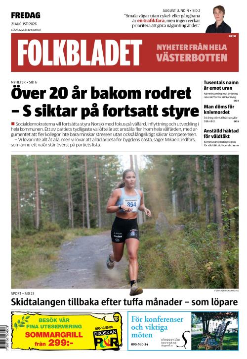 Folkbladet (Västerbotten) (SE) 21.8.2026