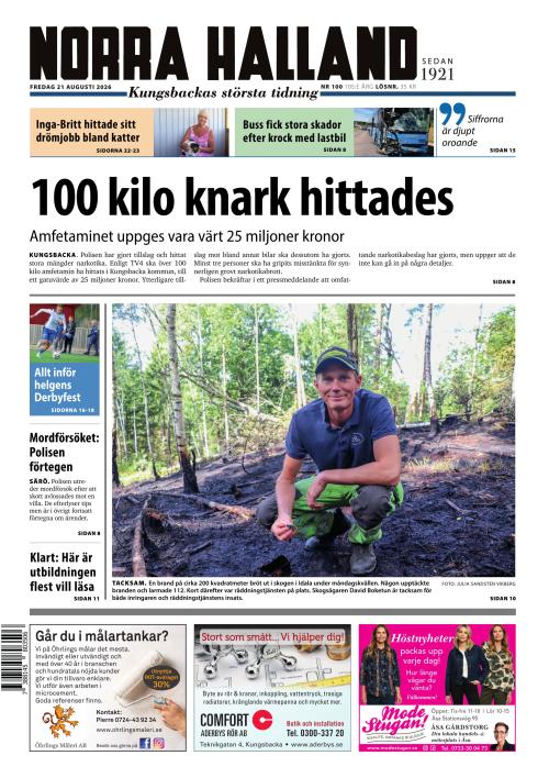 Norra Halland 21.8.2026