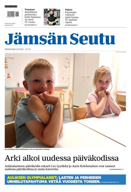 Jämsän Seutu ja Vekkari 21.8.2026