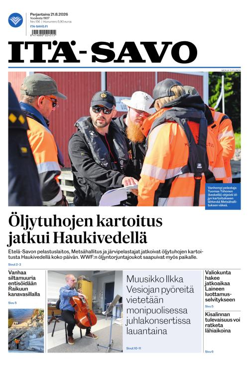 Itä-Savo 21.8.2026