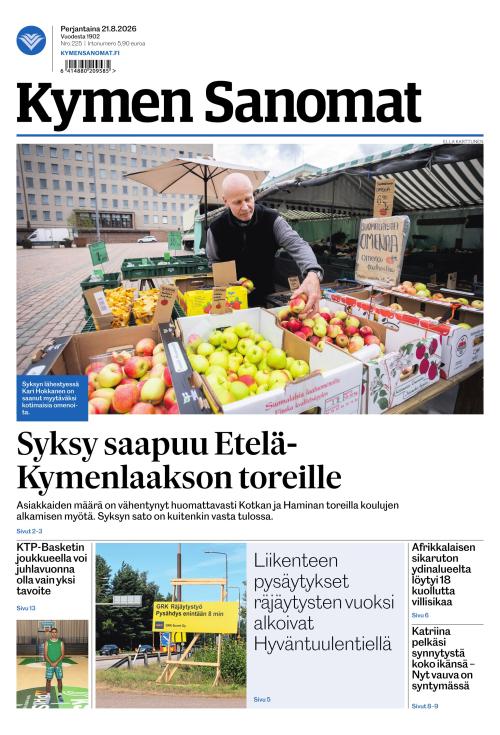Kymen Sanomat 21.8.2026