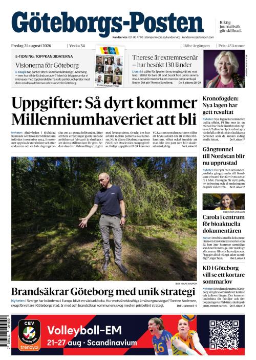 Göteborgs-Posten 21.8.2026