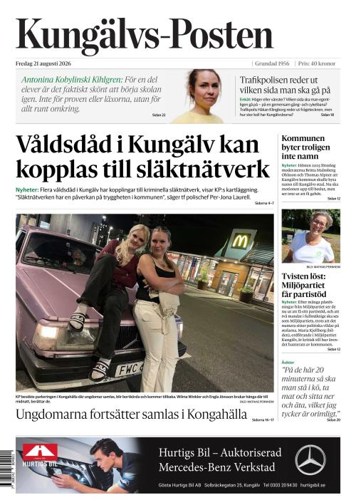 Kungälvs-Posten 21.8.2026