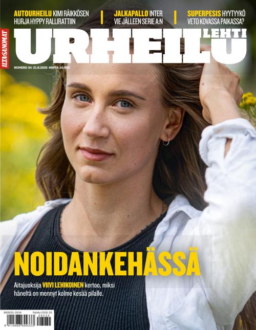 Urheilulehti 21.8.2026