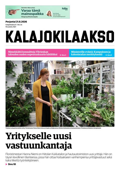 Kalajokilaakso ja Kalajaska 21.8.2026