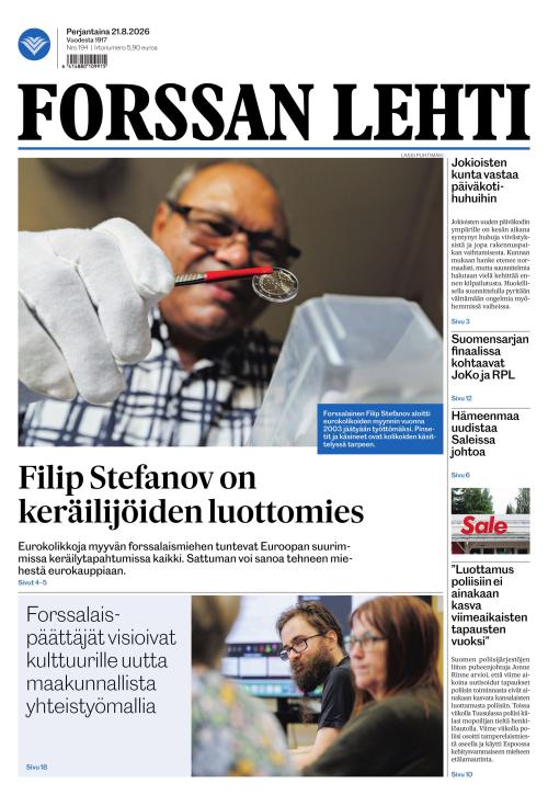 Forssan Lehti 21.8.2026
