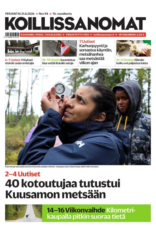 Koillissanomat 21.8.2026