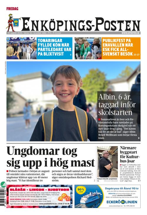 Enköpings-Posten 21.8.2026