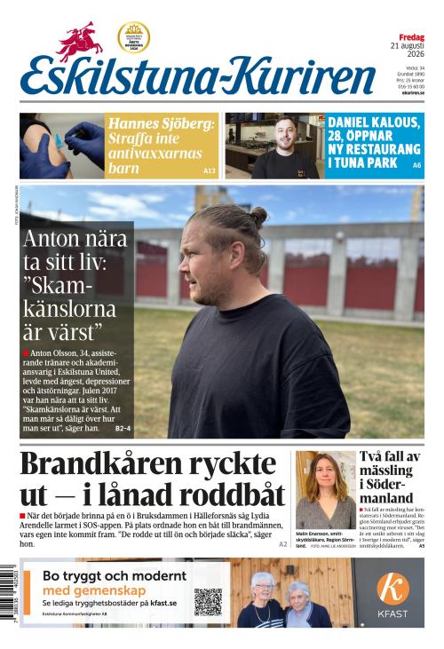 Eskilstuna-Kuriren 21.8.2026