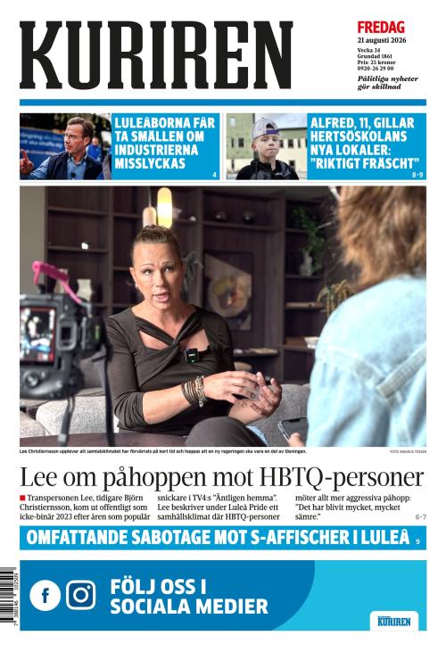 Norrbottens-kuriren 21.8.2026