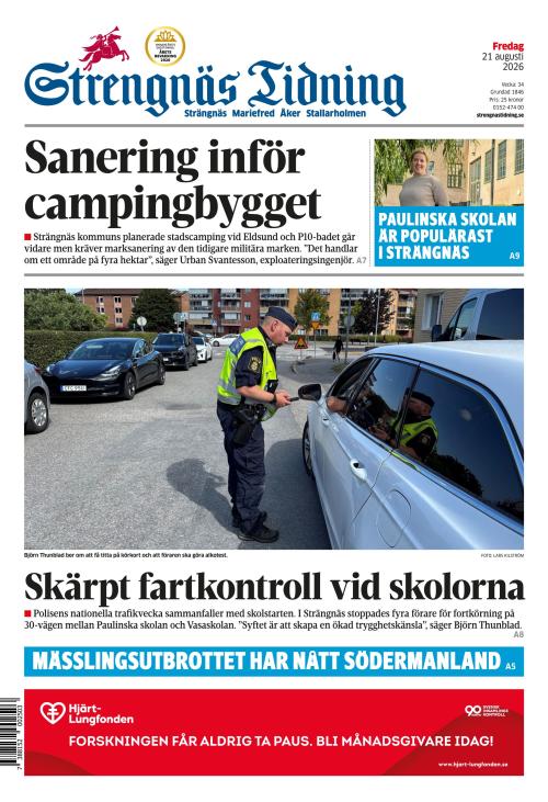 Strengnäs Tidning 21.8.2026