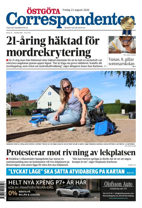 Östgöta Correspondenten 21.8.2026