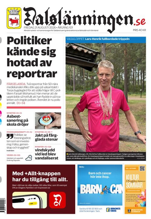 Dalslänningen 21.8.2026