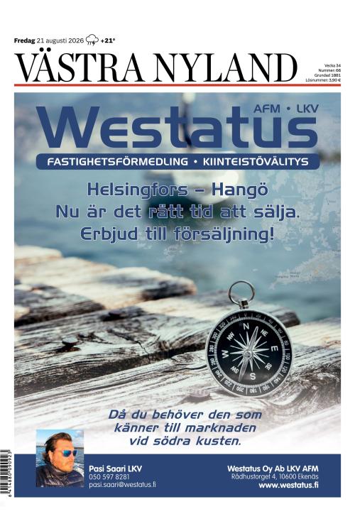 Västra Nyland 21.8.2026
