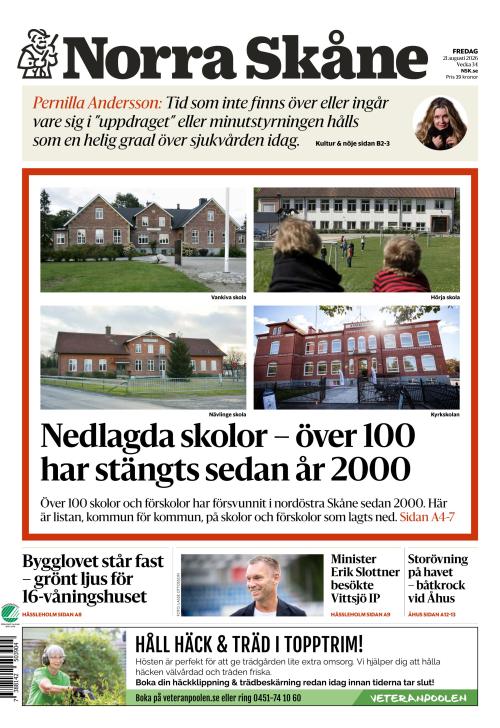Norra Skåne 21.8.2026