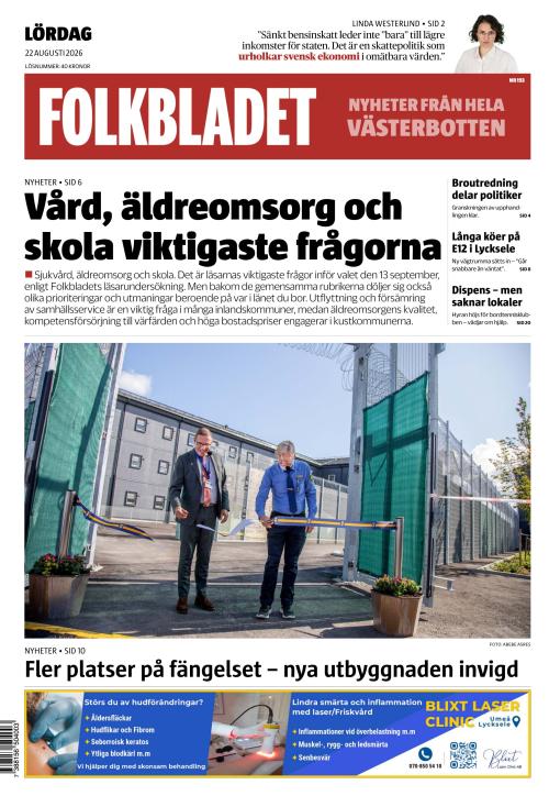 Folkbladet (Västerbotten) (SE) 22.8.2026