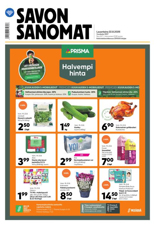 Savon Sanomat 22.8.2026