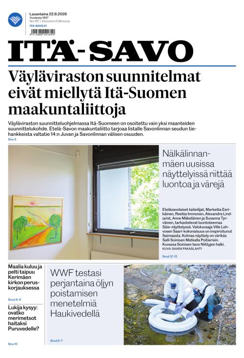 Itä-Savo 22.8.2026