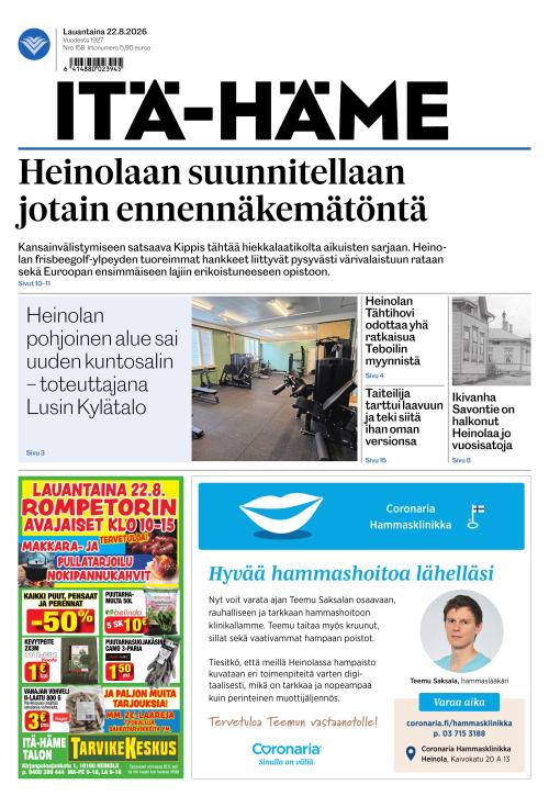 Itä-Häme 22.8.2026
