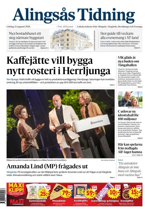 Alingsås Tidning 22.8.2026