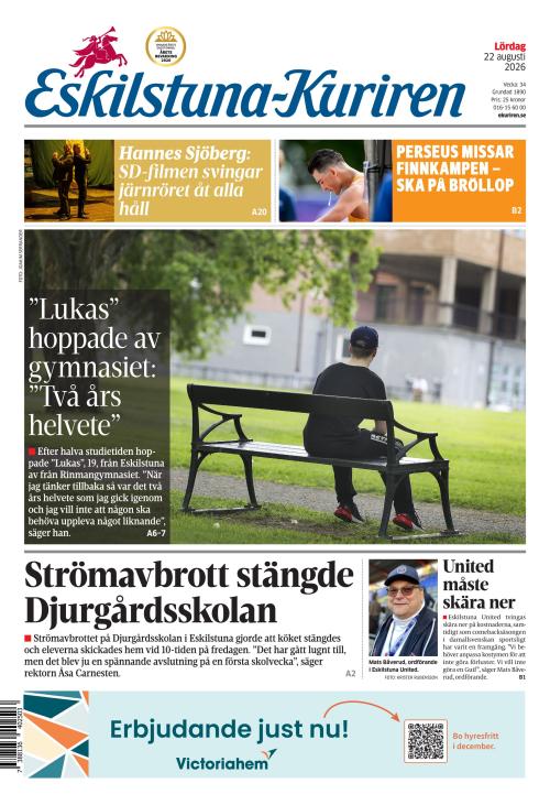 Eskilstuna-Kuriren 22.8.2026