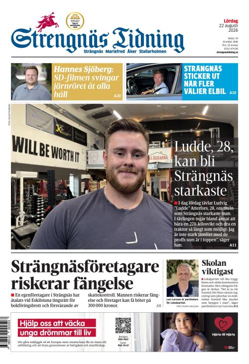 Strengnäs Tidning 22.8.2026