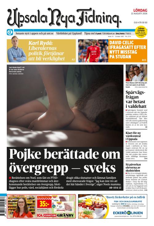 Upsala Nya Tidning 22.8.2026