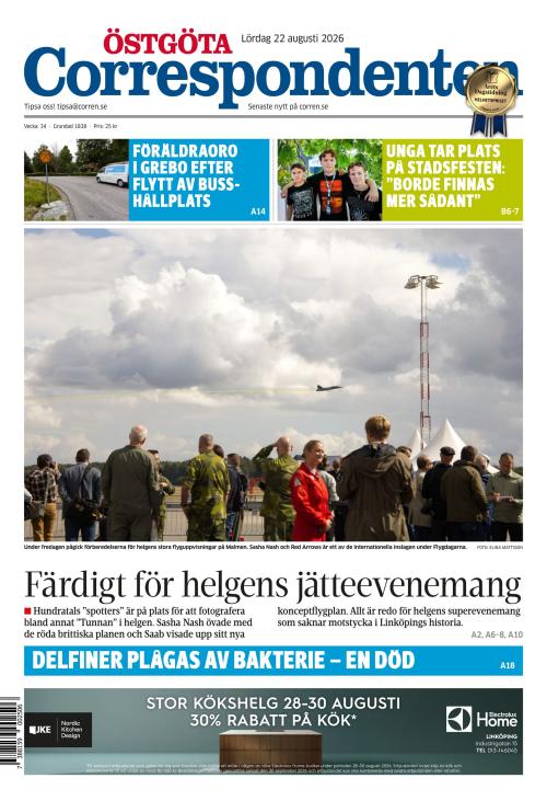Östgöta Correspondenten 22.8.2026