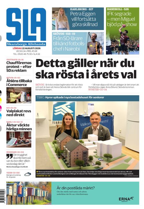 Skaraborgs Allehanda 22.8.2026