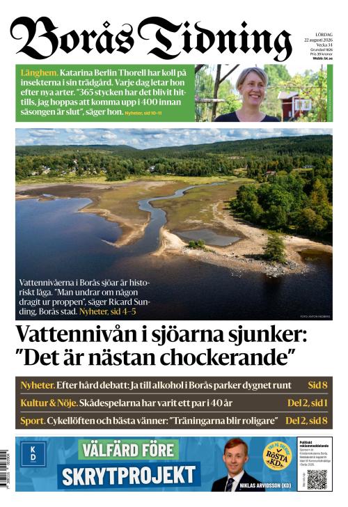 Borås Tidning 22.8.2026