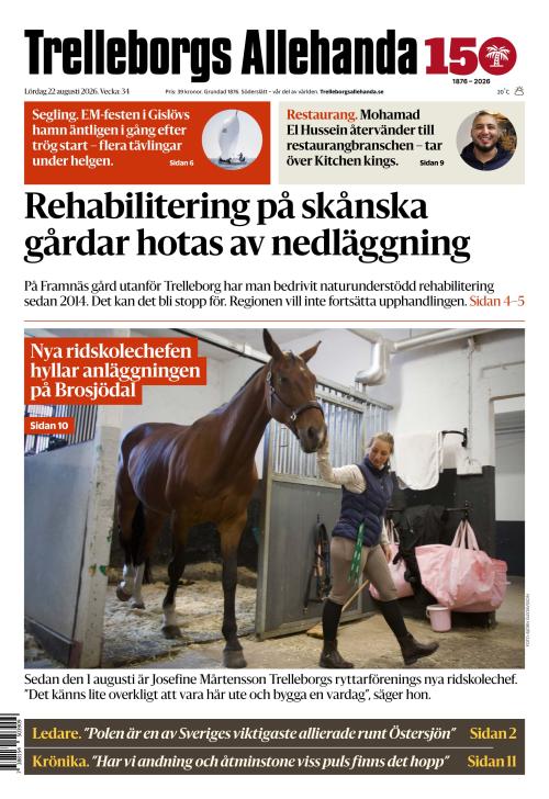 Trelleborgs Allehanda 22.8.2026
