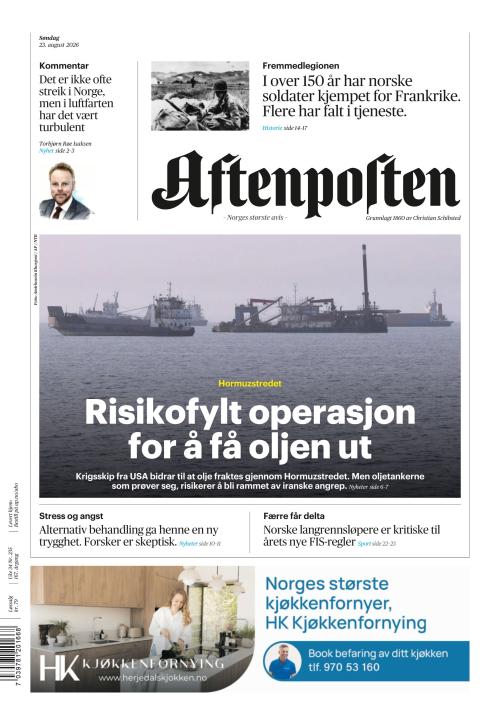 Aftenposten 23.8.2026