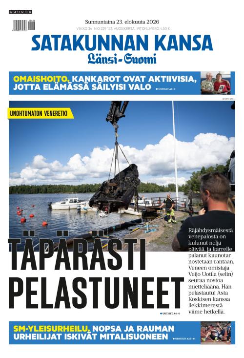 Satakunnan Kansa Länsi-Suomi 23.8.2026