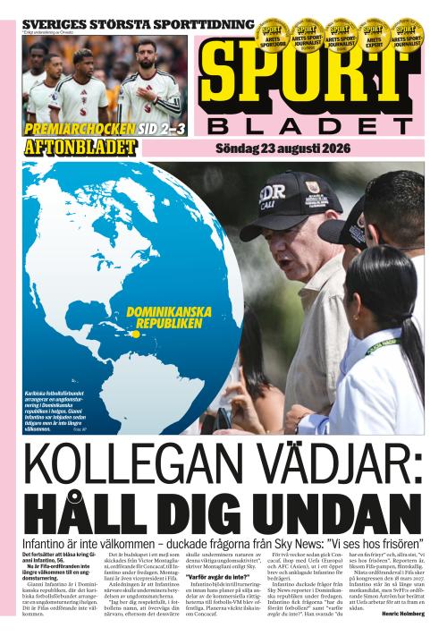 Aftonbladet Sportbladet 23.8.2026