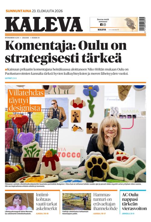 Kaleva 23.8.2026