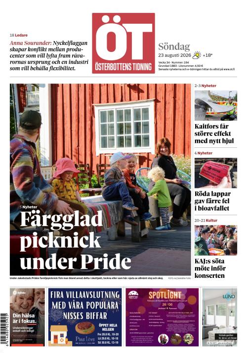Österbottens Tidning 23.8.2026