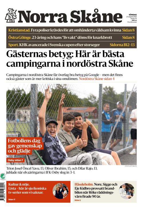 Norra Skåne 23.8.2026