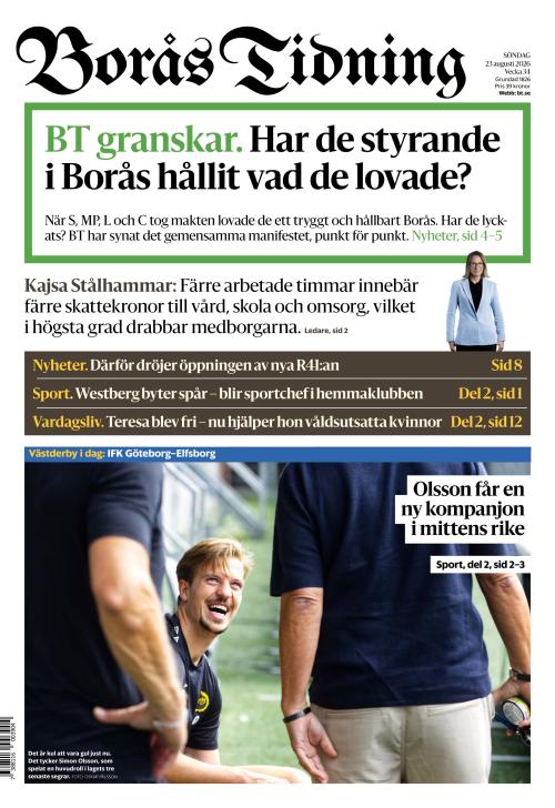 Borås Tidning 23.8.2026