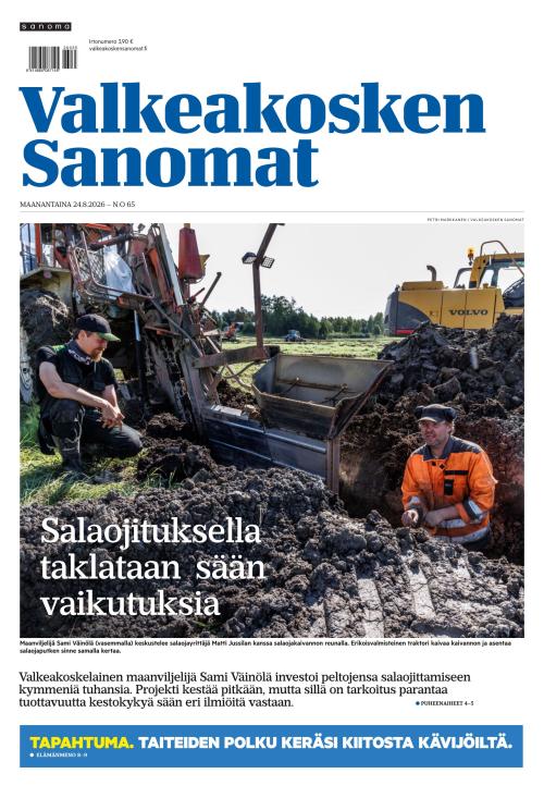 Valkeakosken Sanomat 24.8.2026