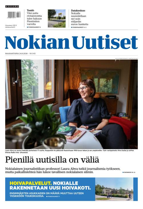 Nokian Uutiset 24.8.2026