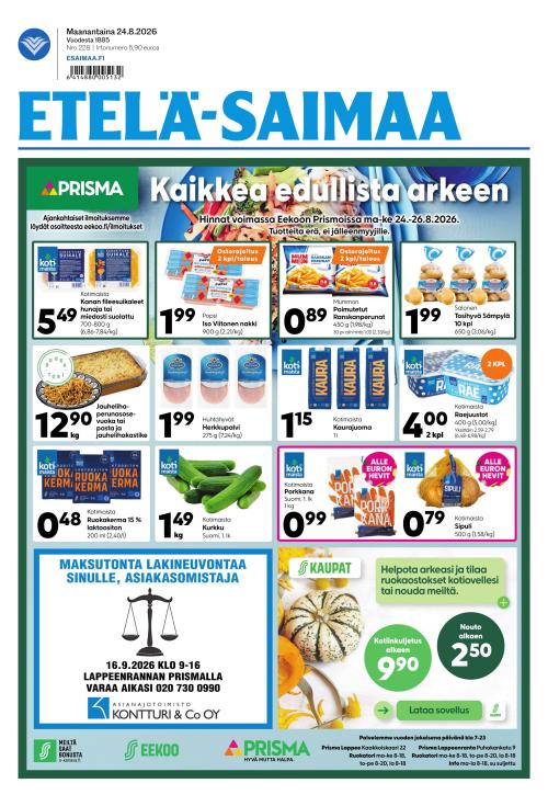 Etelä-Saimaa 24.8.2026