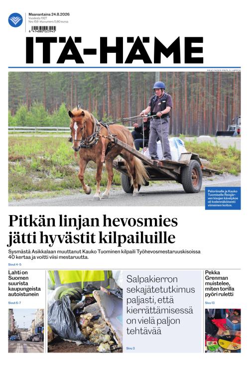 Itä-Häme 24.8.2026