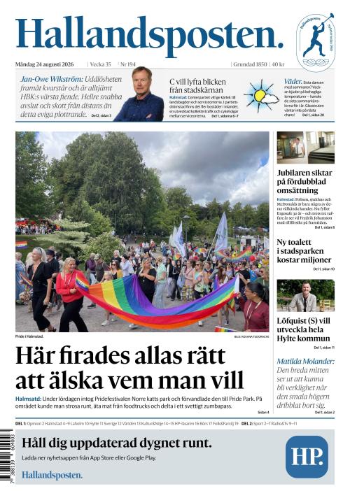 Hallandsposten 24.8.2026