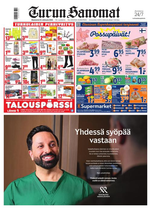 Turun Sanomat 24.8.2026