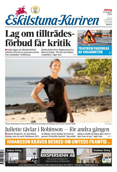 Eskilstuna-Kuriren 24.8.2026