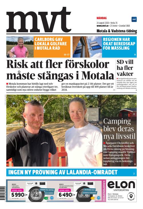 Motala Vadstena Tidning 24.8.2026