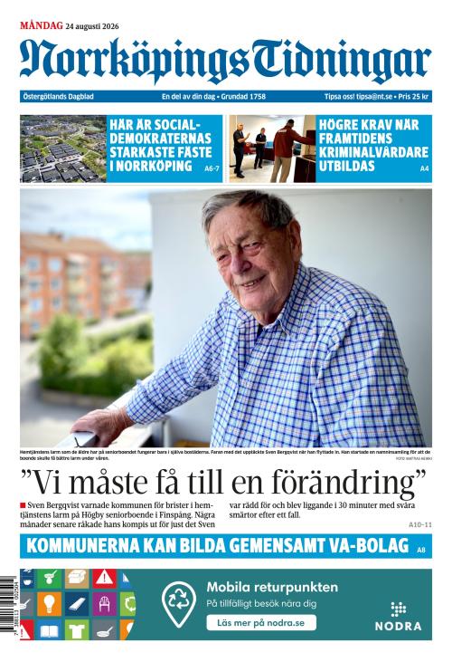 Norrköpings Tidningar 24.8.2026
